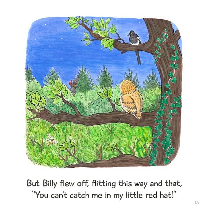 Page 13 from Billy the Bat children's book